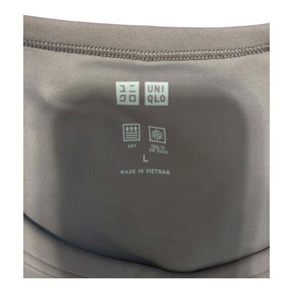 UNIQLO Cropped TShirt Gray Size L - Picture 3 of 4